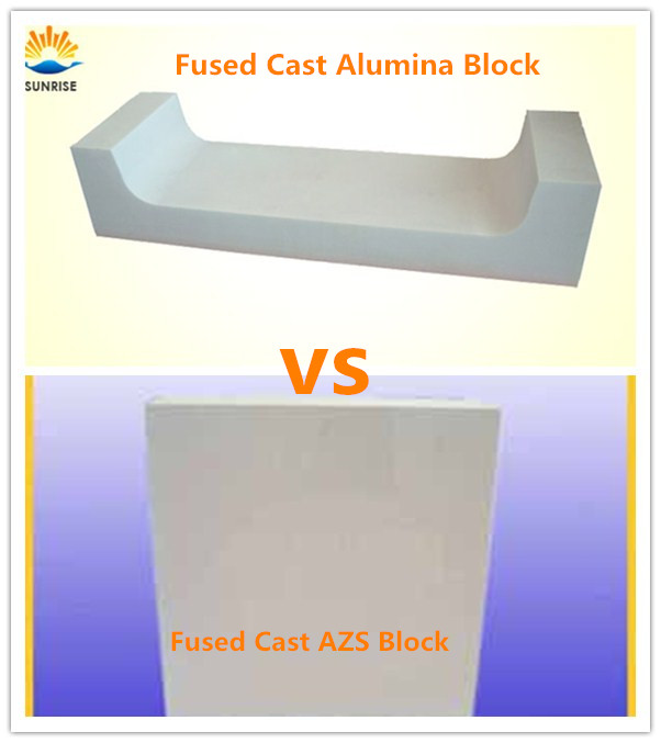 fused cast azs block